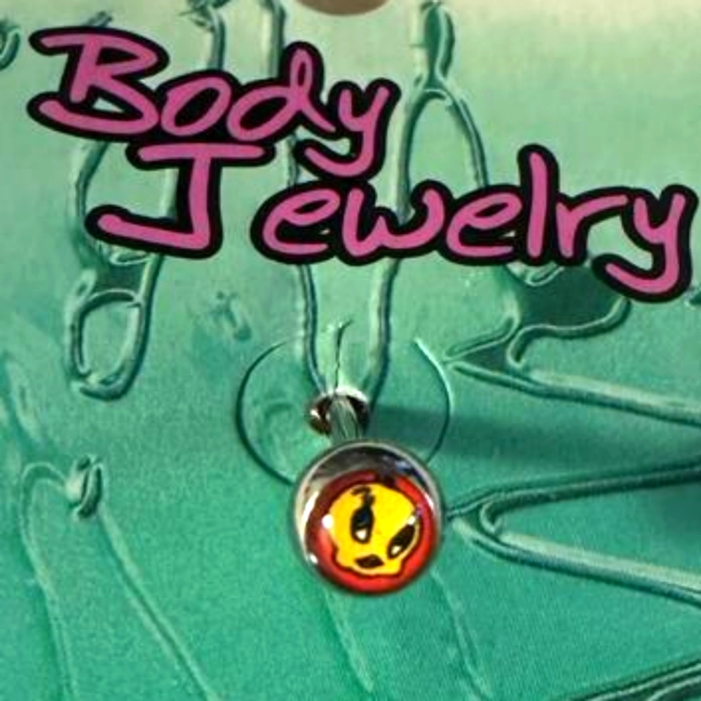3/$48 Body Jewelry| NWOT Round Topped Bar Tweety BUY 2 get a 3rd Free